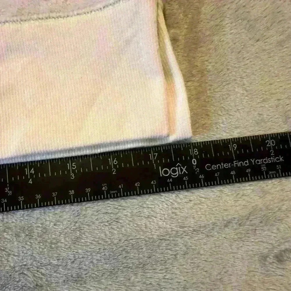 Gaiam Sweater Women's XS Fleece‎ Sherpa Crew Neck Sweater Side Slit - Picture 6 of 8